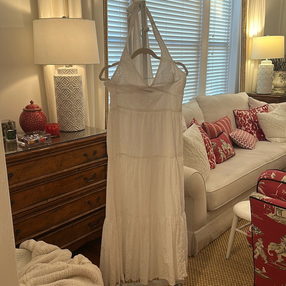 Ralph Lauren Halter Eyelet Dress